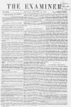 The Examiner Saturday 18 October 1862 Page 1