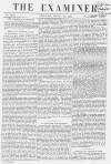 The Examiner Saturday 21 March 1863 Page 1