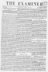 The Examiner Saturday 25 April 1863 Page 1