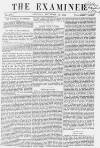 The Examiner Saturday 16 September 1865 Page 1