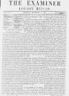 The Examiner Saturday 25 September 1869 Page 1