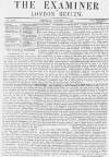 The Examiner Saturday 02 October 1869 Page 1