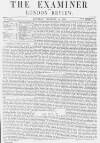 The Examiner Saturday 18 December 1869 Page 1