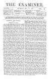 The Examiner Saturday 27 May 1871 Page 1