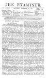 The Examiner Saturday 18 November 1871 Page 1