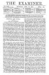 The Examiner Saturday 13 April 1872 Page 1