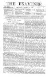 The Examiner Saturday 03 October 1874 Page 1