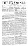The Examiner Saturday 09 January 1875 Page 1