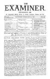 The Examiner Saturday 14 February 1880 Page 1