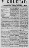 Y Goleuad Saturday 19 March 1870 Page 1