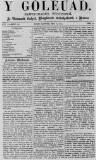 Y Goleuad Saturday 07 May 1870 Page 1