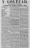 Y Goleuad Saturday 14 May 1870 Page 1