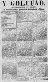 Y Goleuad Saturday 11 June 1870 Page 1