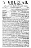 Y Goleuad Saturday 09 July 1870 Page 1