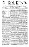 Y Goleuad Saturday 30 July 1870 Page 1