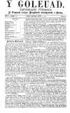 Y Goleuad Saturday 06 August 1870 Page 1