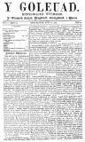 Y Goleuad Saturday 27 August 1870 Page 1