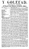 Y Goleuad Saturday 10 September 1870 Page 1