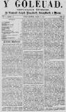 Y Goleuad Saturday 17 September 1870 Page 1