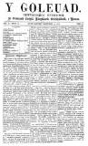 Y Goleuad Saturday 19 November 1870 Page 1