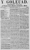 Y Goleuad Saturday 03 December 1870 Page 1