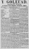 Y Goleuad Saturday 10 December 1870 Page 1