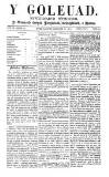 Y Goleuad Saturday 17 December 1870 Page 1