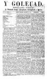 Y Goleuad Saturday 14 January 1871 Page 1