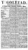 Y Goleuad Saturday 25 March 1871 Page 1