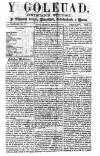Y Goleuad Saturday 08 April 1871 Page 1