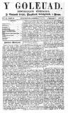 Y Goleuad Saturday 15 July 1871 Page 1
