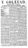 Y Goleuad Saturday 02 September 1871 Page 1