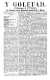 Y Goleuad Saturday 21 October 1871 Page 1