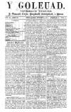 Y Goleuad Saturday 28 October 1871 Page 1