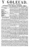 Y Goleuad Saturday 11 November 1871 Page 1