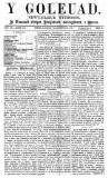 Y Goleuad Saturday 25 November 1871 Page 1