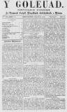 Y Goleuad Saturday 20 January 1872 Page 1