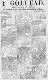 Y Goleuad Saturday 03 February 1872 Page 1