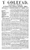 Y Goleuad Saturday 10 February 1872 Page 1