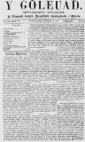 Y Goleuad Saturday 16 March 1872 Page 1