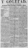 Y Goleuad Saturday 01 June 1872 Page 1