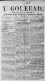 Y Goleuad Saturday 06 July 1872 Page 1
