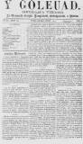 Y Goleuad Saturday 07 September 1872 Page 1