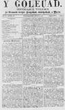 Y Goleuad Saturday 28 September 1872 Page 1
