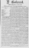 Y Goleuad Saturday 21 December 1872 Page 1