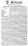 Y Goleuad Saturday 11 January 1873 Page 1
