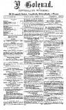 Y Goleuad Saturday 19 September 1874 Page 1