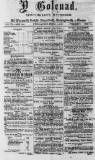 Y Goleuad Saturday 01 April 1876 Page 1