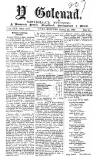 Y Goleuad Wednesday 26 April 1899 Page 1