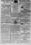 Hampshire Telegraph Monday 23 February 1801 Page 1